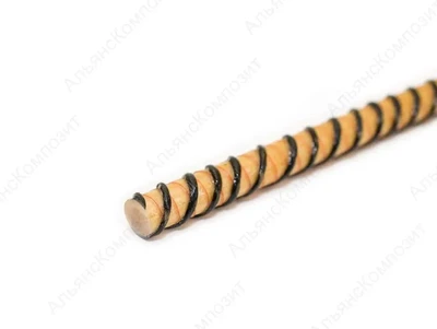 Полимерная арматура c ребром из базальтового волокна 12 мм